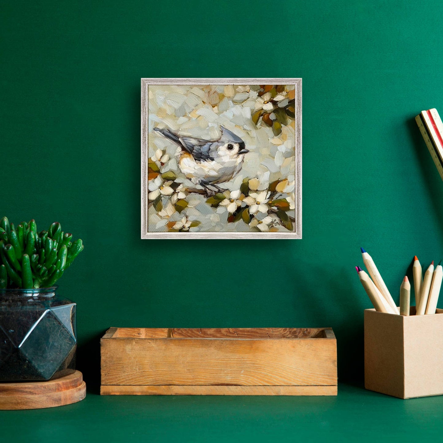 GreenBox Art - Springtime Curiosity Mini Framed Canvas