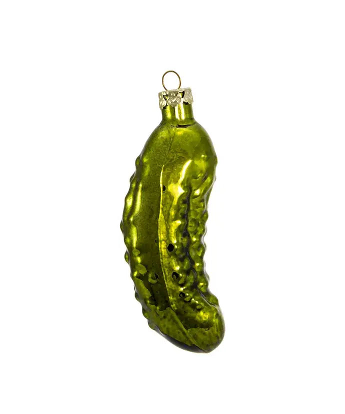 Kurt S. Adler, Inc. - 4"HAND BLOWN GLASS PICKLE ORNAMENT