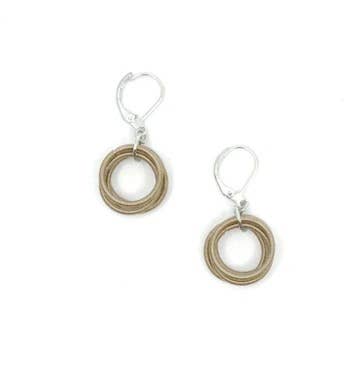 Sea Lily - S72A-E - Champagne pw Loop Earring