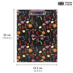 Pukka Pads North America - Bloom A4 Padfolio: Black