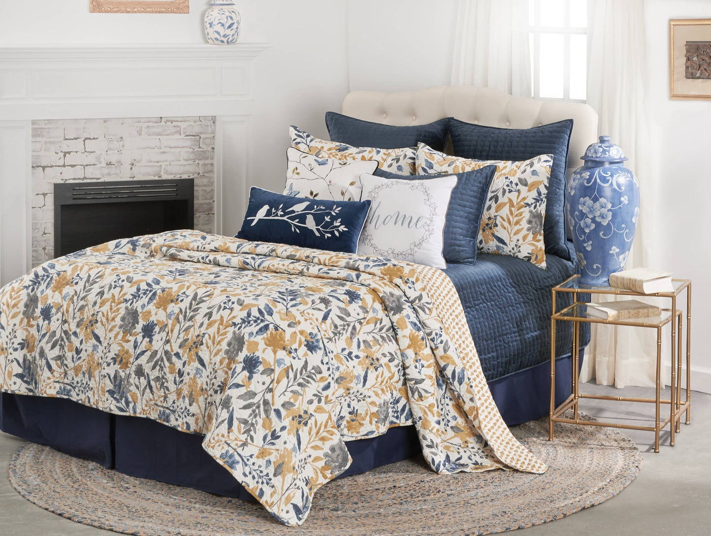 C&F Home - Natural Home Floral King Quilt Set
