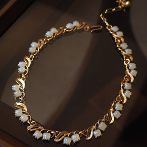 Cici’De Jewelry Amsterdam - Moonlight Muguet - Vintage Lily of the Valley necklace