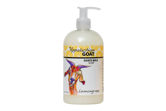 The Appalachian Goat - 16oz Liquid Soap - Lemongrass Goats Milk