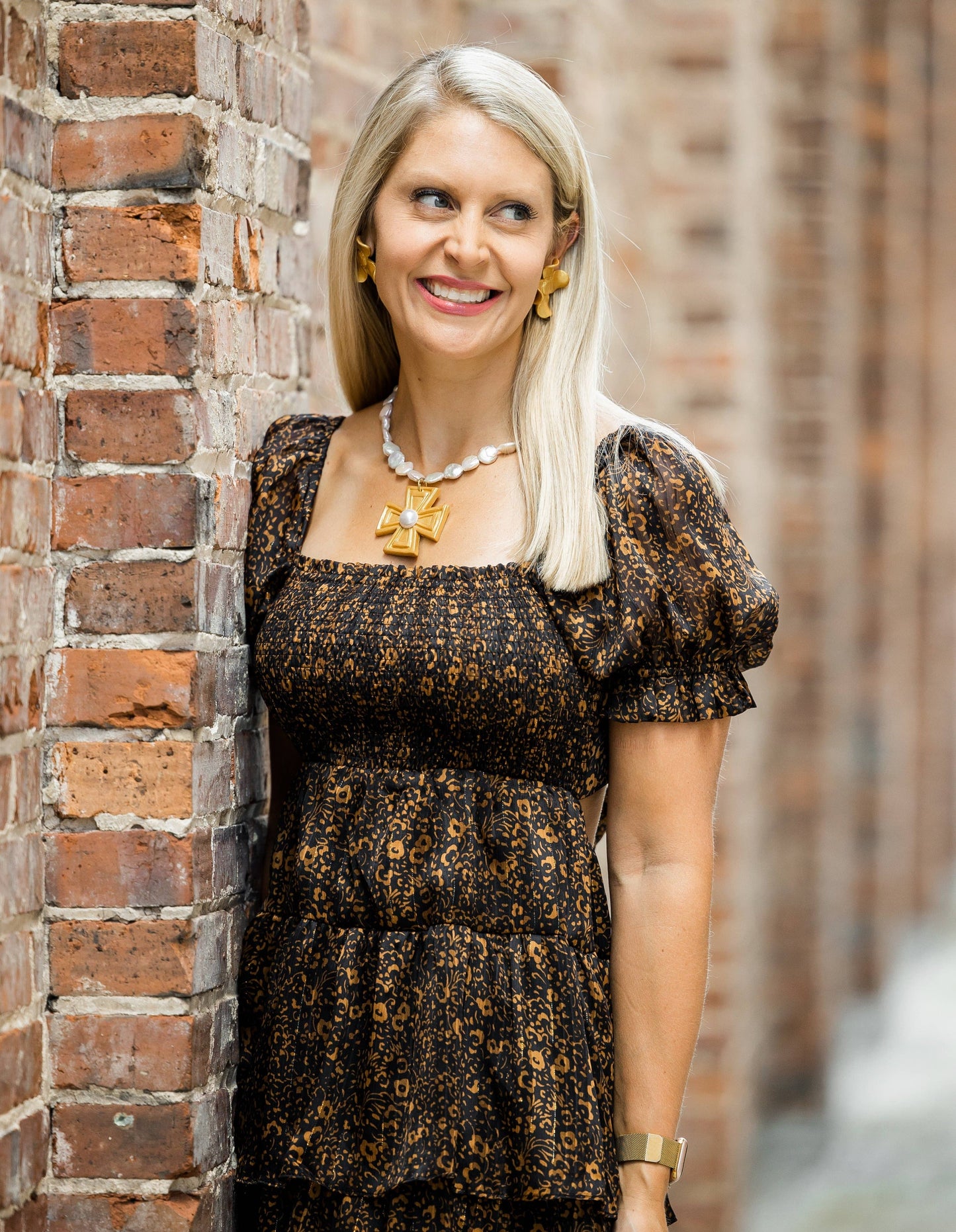 Hidden Truth Jewelry - Mother of Pearl with Pearl Anna Cross