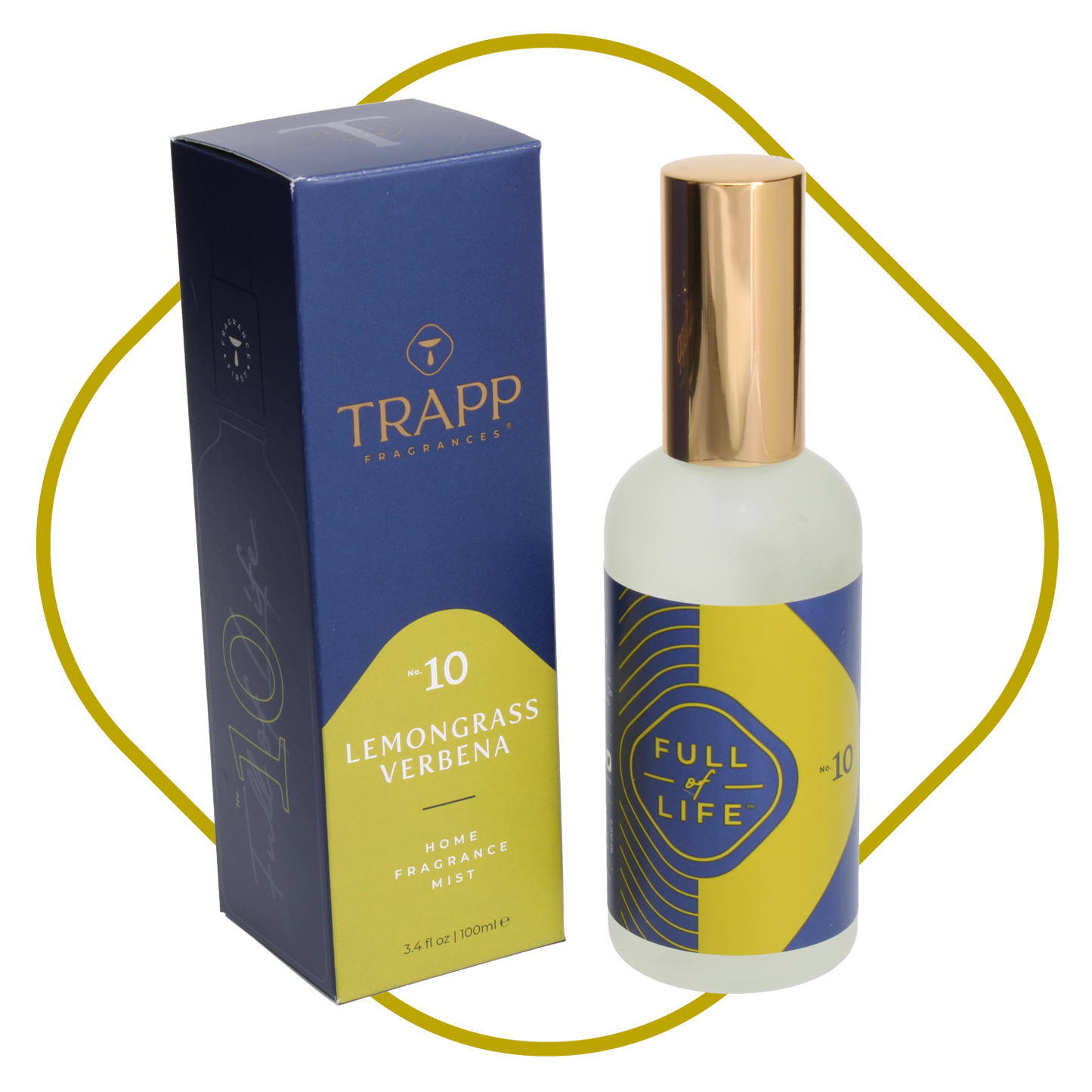 Trapp Fragrances - No. 10 Lemongrass Verbena 3.4 oz. Fragrance Mist