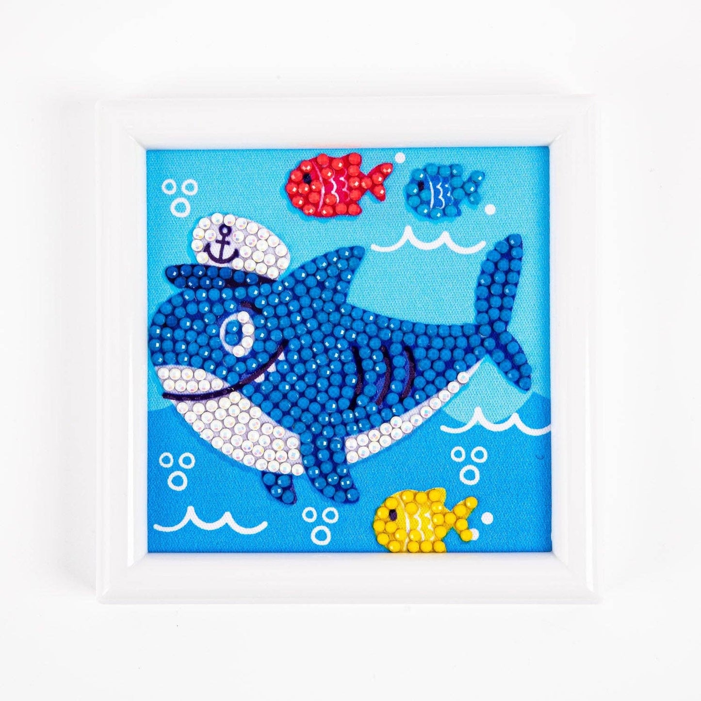 DIAMOND DOTZ® - Diamond Dotz Shark Ahoy! Framed Kit - 4.0" x 4.0"