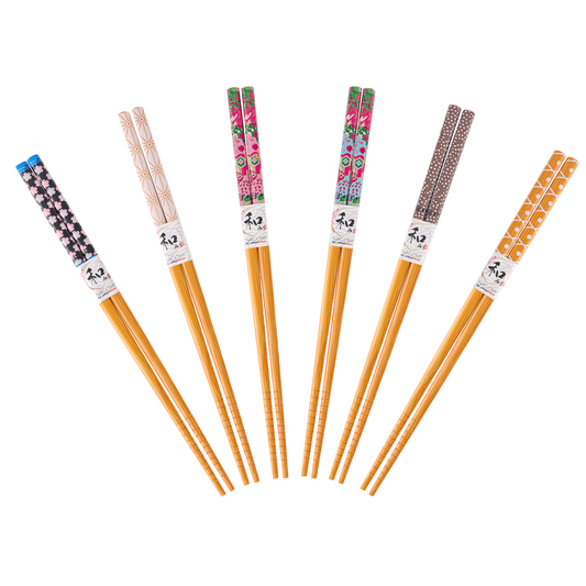 Urban Tokyo - 36 Pairs Chopsticks Set 6 Design x 6 Pair Assortment Pack (1/40)