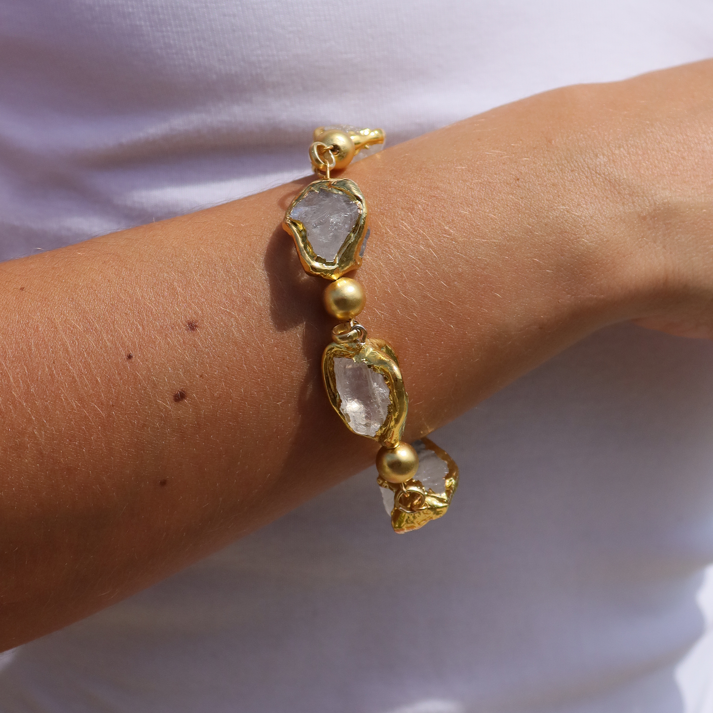 KARINE SULTAN - Clear Quartz Bracelet