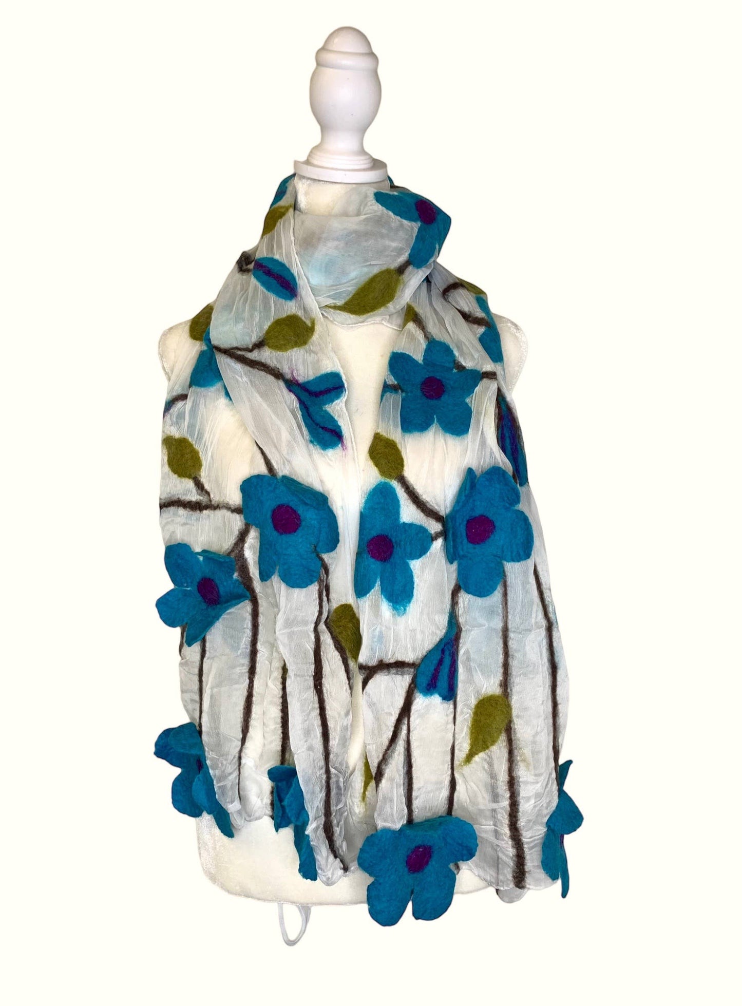 Pomegranate Moon - Flower Blossom - Turquoise