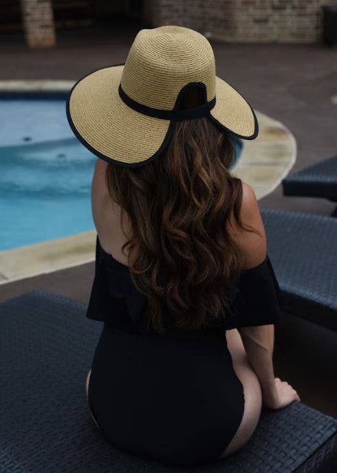 American Hat Makers - Face Saver Straw Hat - Style Cherish (Prepack of 6)