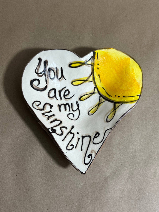 Heartfelt Traditions - Small Heart-Shaped Bowl ("Sunshine" 2025 Spring-Summer Line)