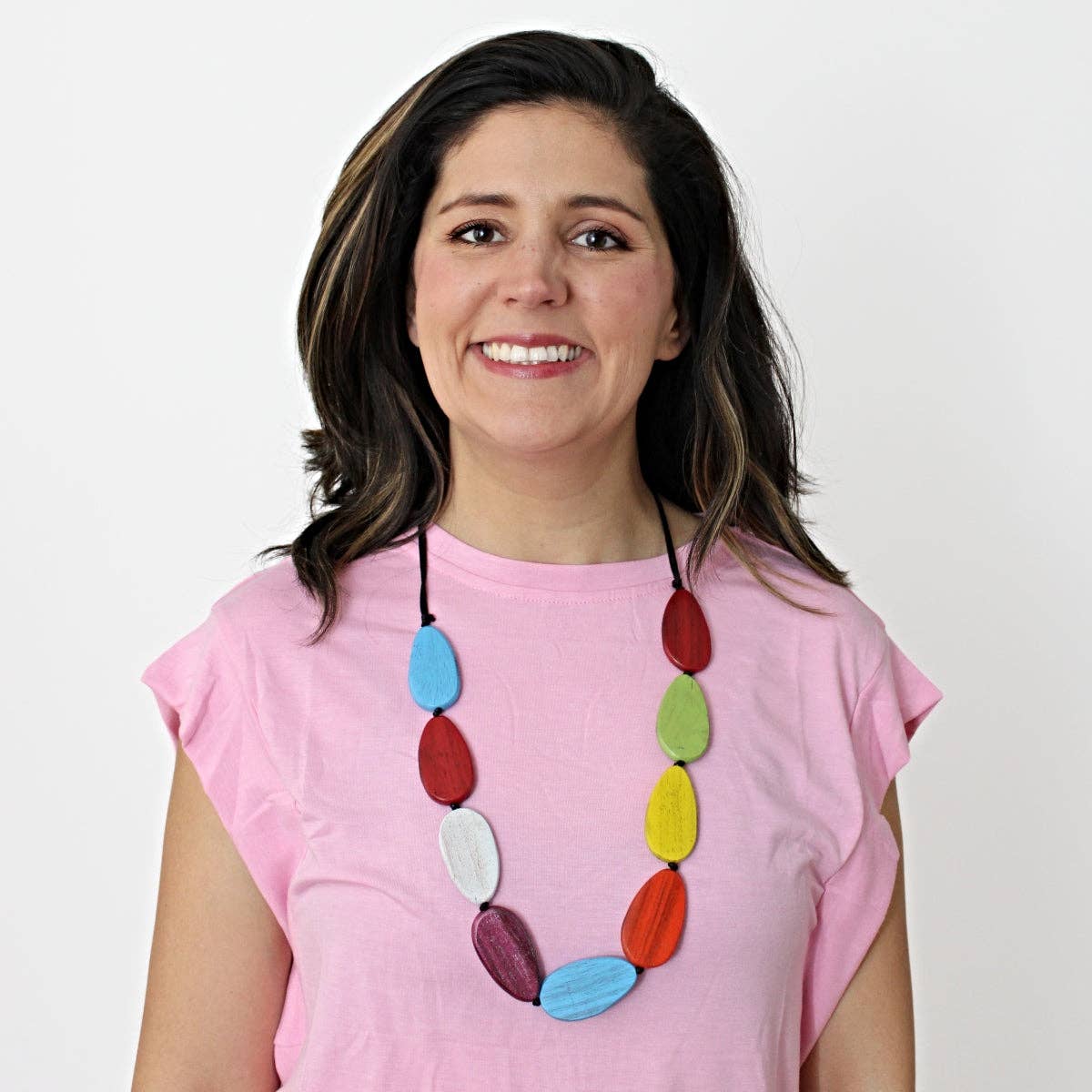 Sylca Designs - Destiny Multi Color Teardrop Necklace