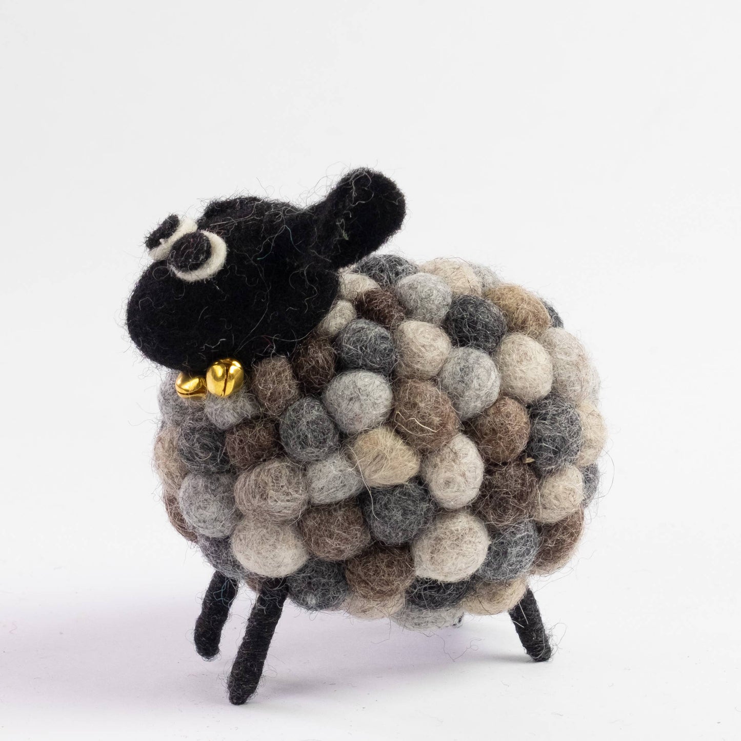 The Winding Road - Felt Grey Ball Sheep