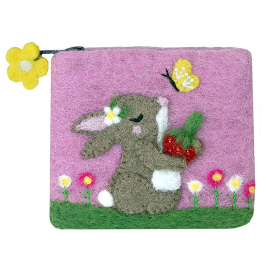 dZi Handmade - Coinpurse: Daisy Bunny
