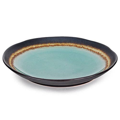Urban Tokyo - Midori Kanyu 9.5"Dia x 1.25"H Round Porcelain Dinner Plate
