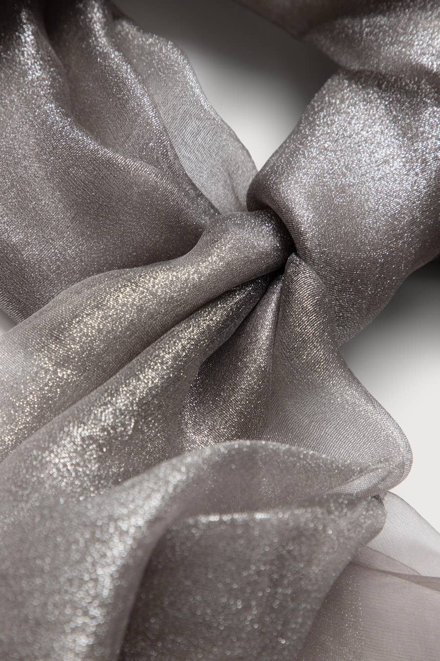 SAACHI - Silk Glimmer Scarf: Burgundy