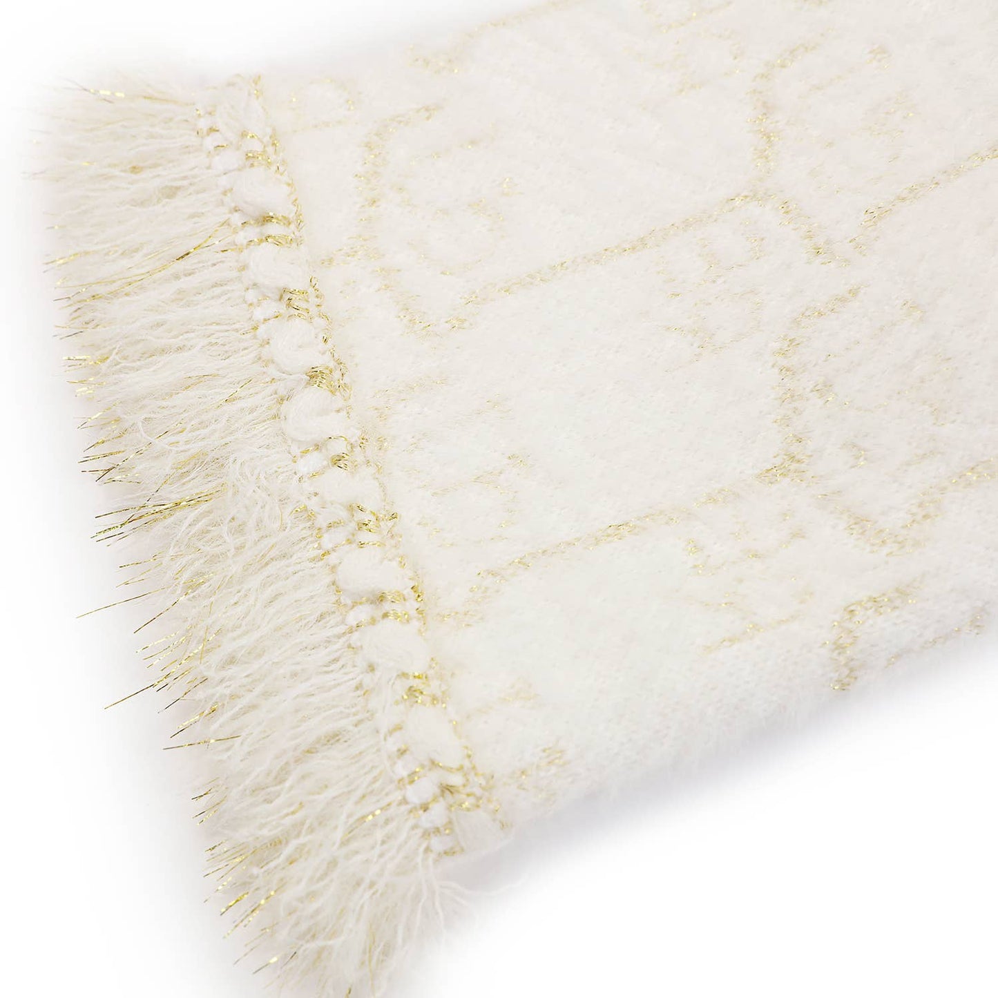 PEACH ACCESSORIES -  Elegance Bouclé Cardigan with Pearl Accents SD190: Black