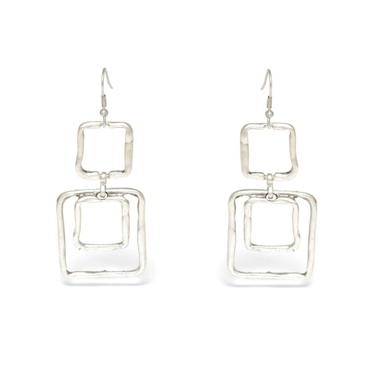 Chanour - Handmade Pewter Earrings - 24-327