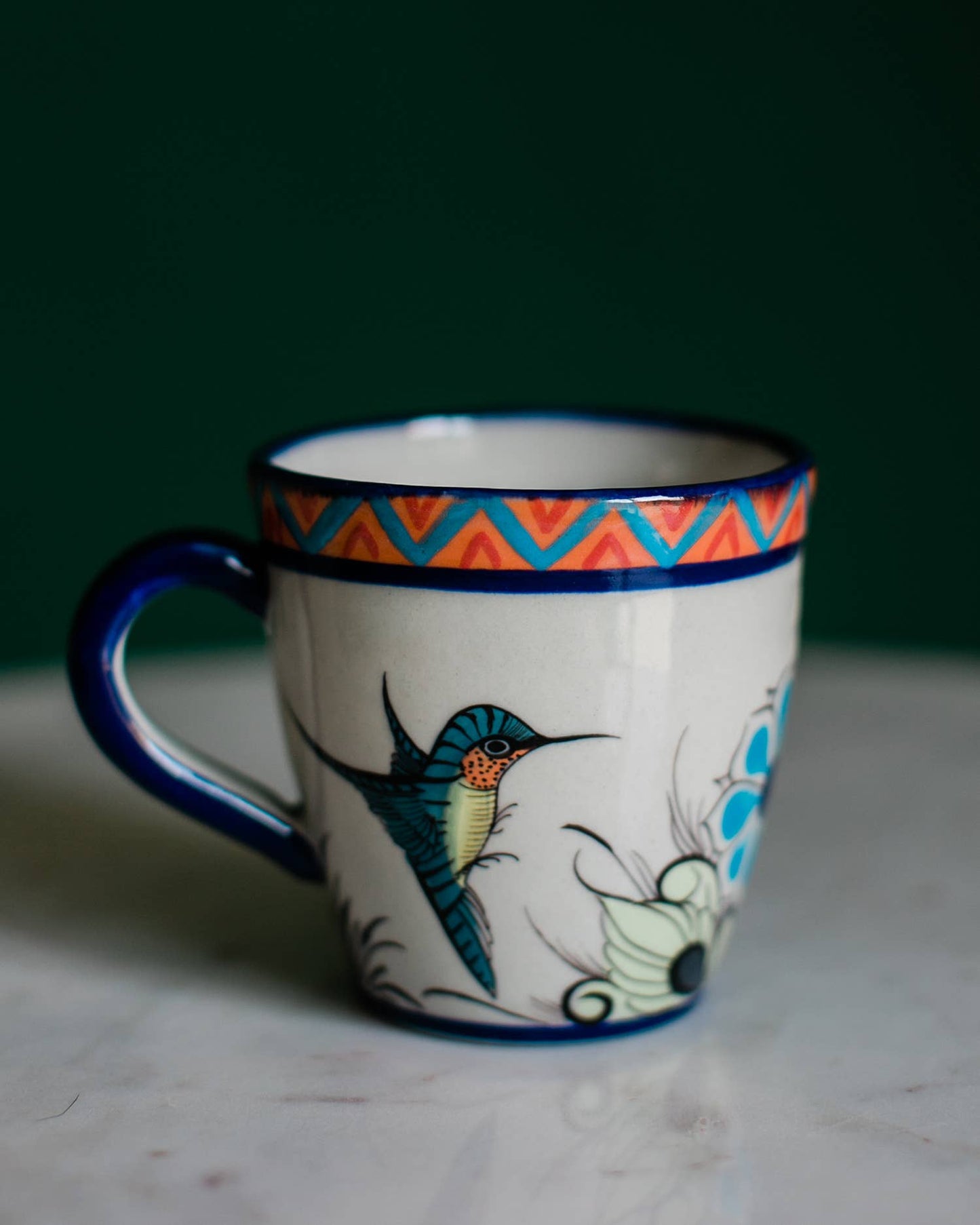 Lucia's Imports - Wild Bird Latte Cup