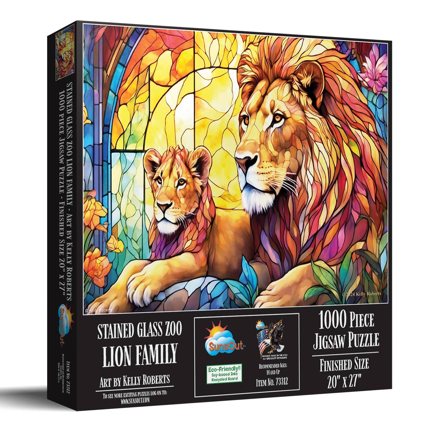 SunsOut - 0781 SG Zoo - Lion Family 1000pc Puzzle