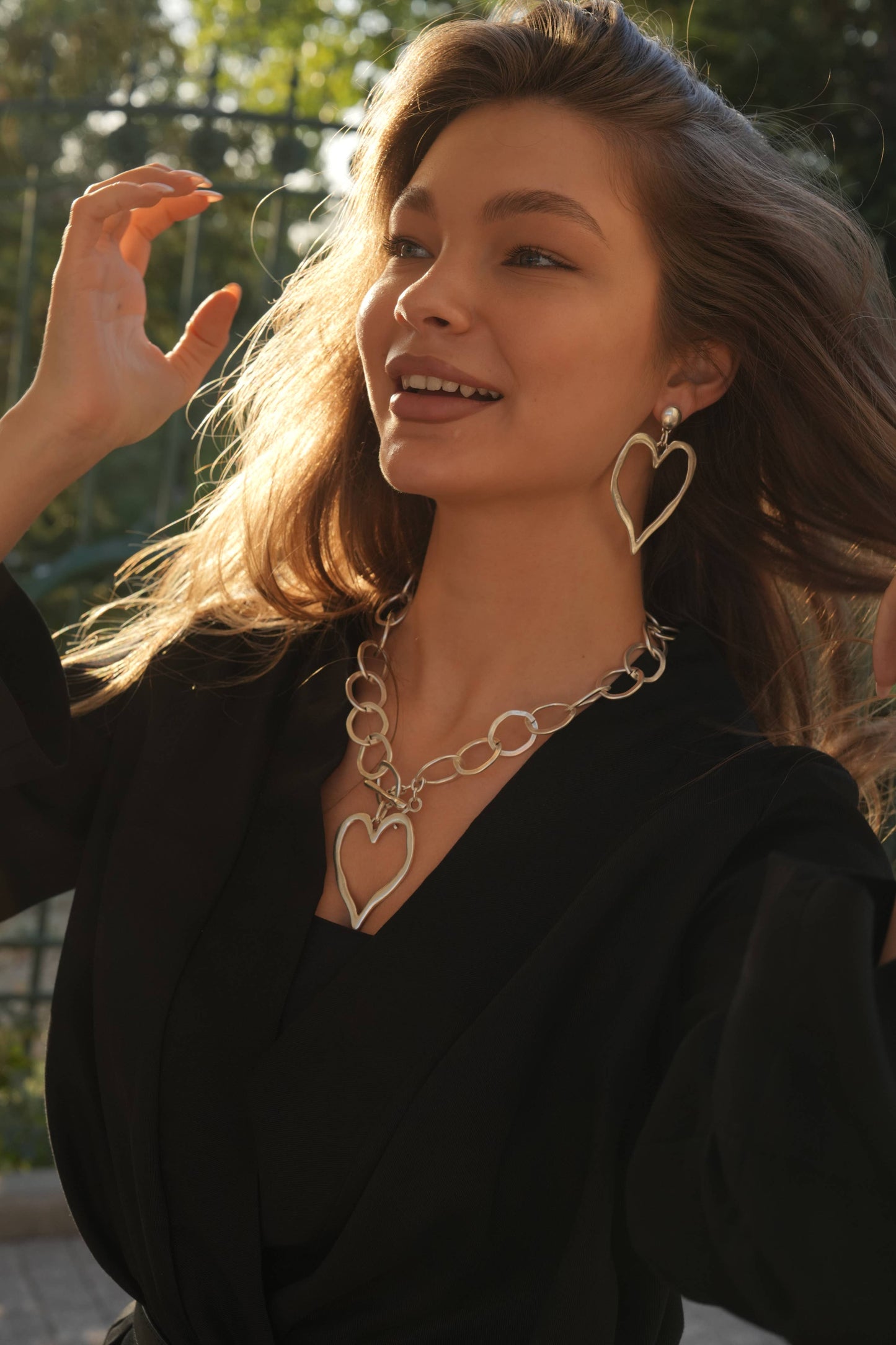 Chanour - Handmade Pewter Earrings - NE1553