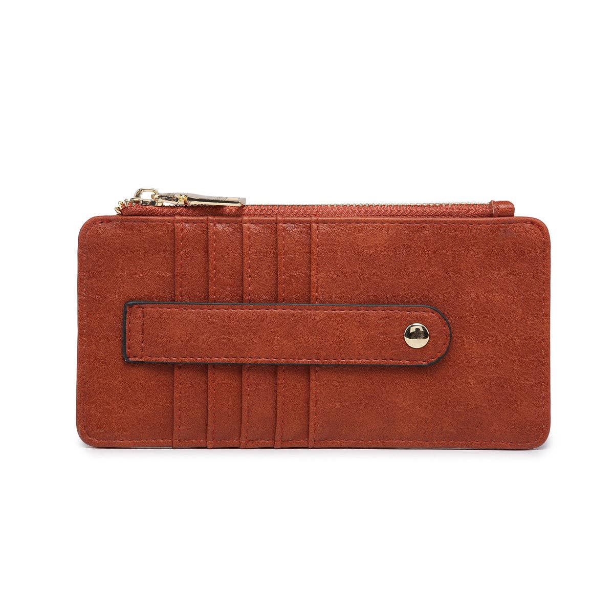 MiMi Wholesale - WL1889 Saige Slim Card Holder Wallet: Light Teal