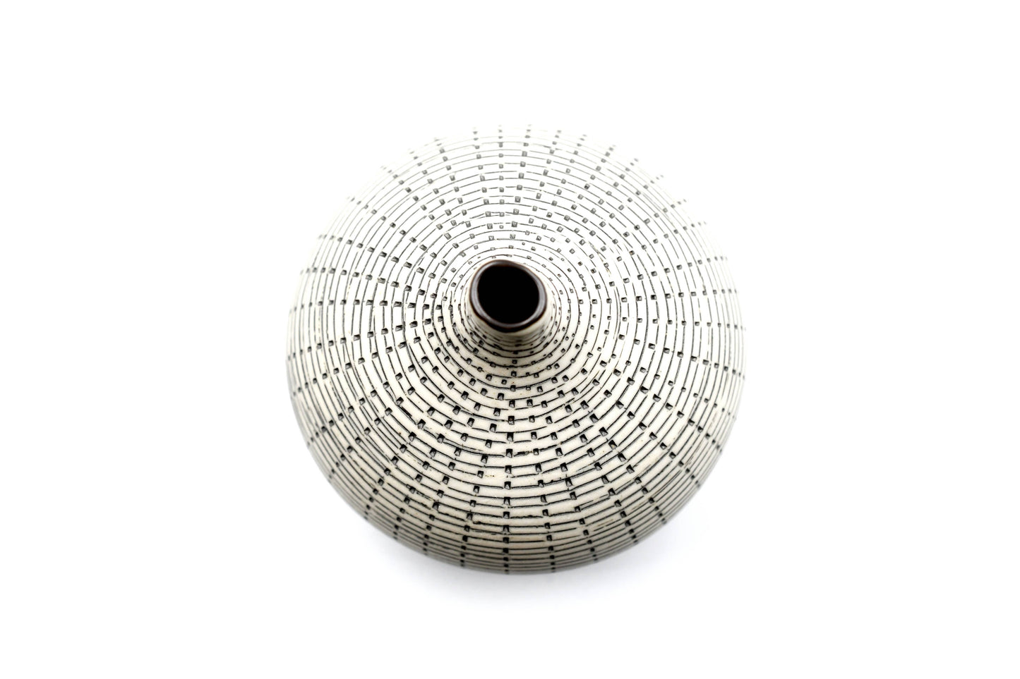 Art Floral Trading LLC - 192W71BLACK CONGO TINY S - WO 71 BLACK Porcelain bud vase