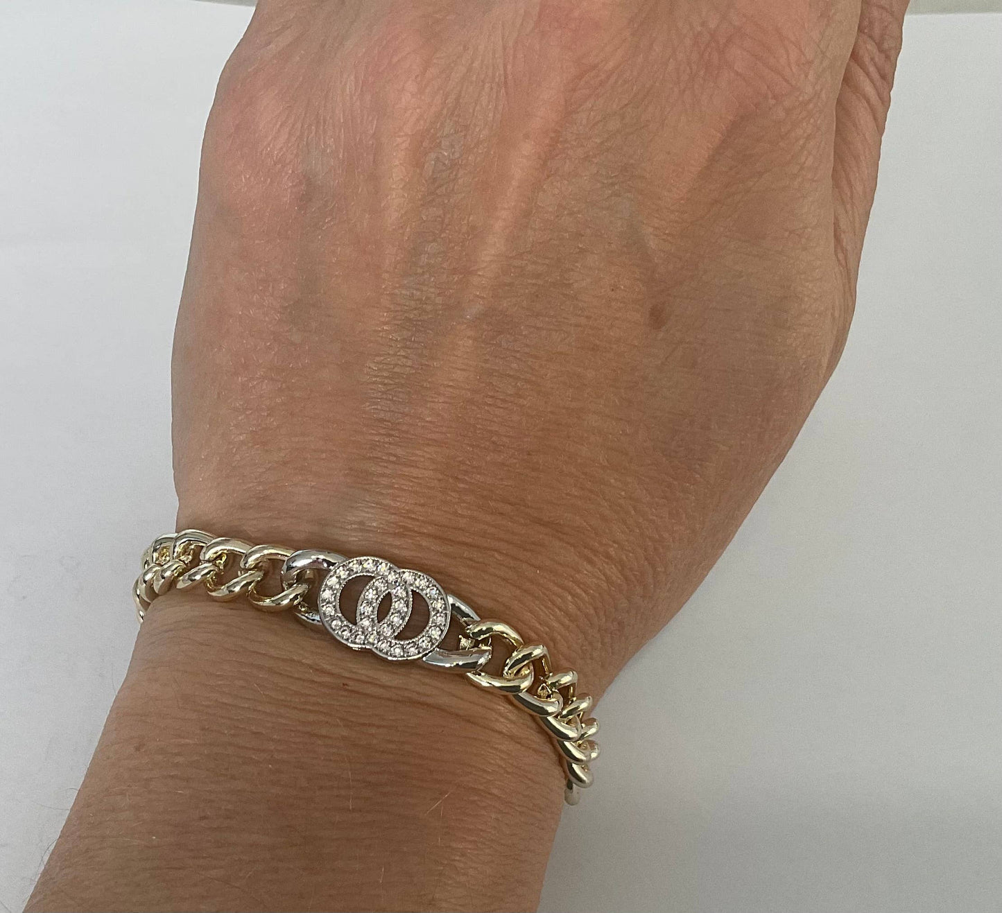 My Best Kept Jewelry - Crystal Infinity Link Bracelet