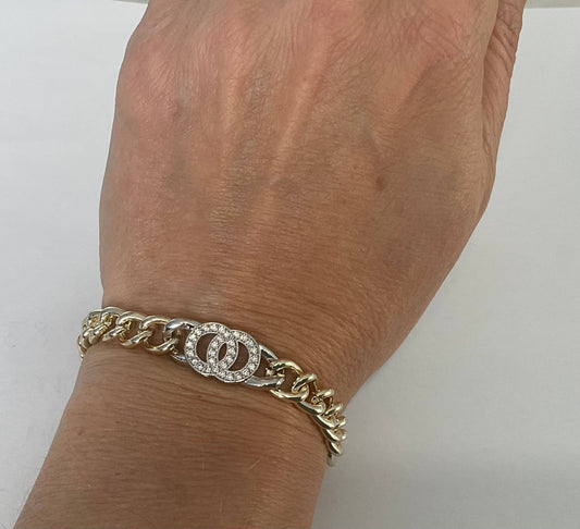 My Best Kept Jewelry - Crystal Infinity Link Bracelet