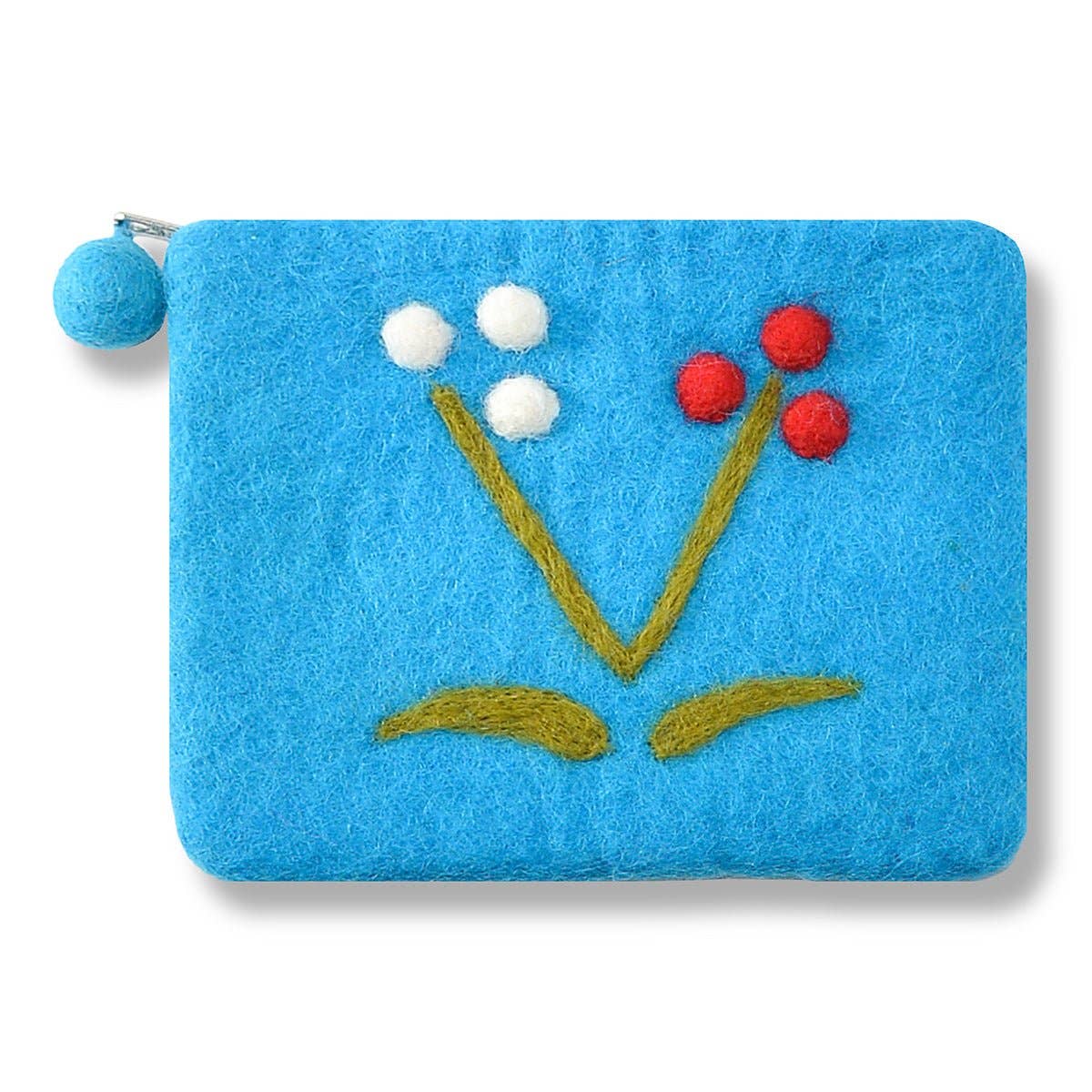 BNB Crafts Inc. - Cherry Design Coin purse: Red