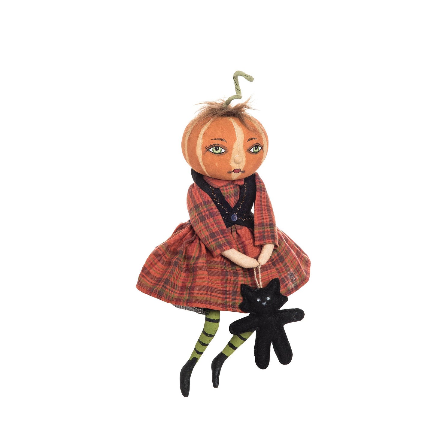 C&F Home - Nelly Pumpkin Gathered Traditions Art Doll