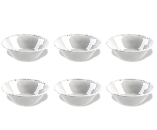 TarHong - Bamboo Raised Rim Melamine Dinnerware Collection: Small Bowl 6.5" / 17.7 oz