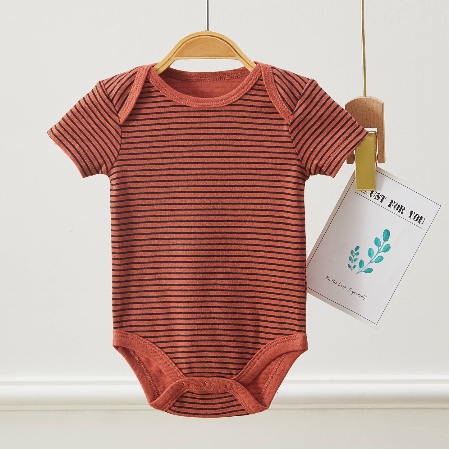 Lollipop Dreams - Pack of 3 Baby Boy Wild Fox Pattern Bodysuits: 6-9M