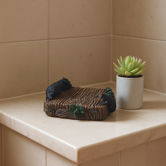 De Leon Collections - BEARS AROUND TREE SOAP DISH