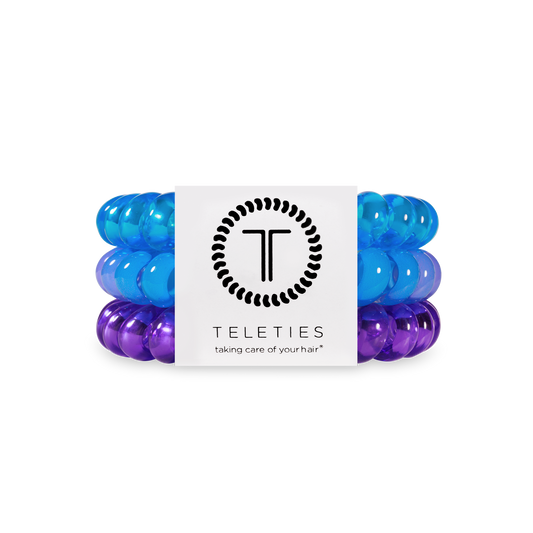 TELETIES - Spiral Hair Coils | Large | Miami Vice