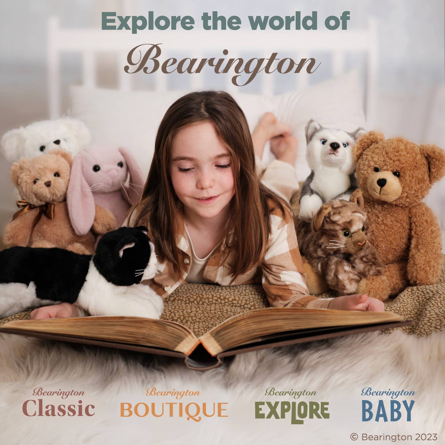 Bearington Collection - Woody the Plush Black Bear