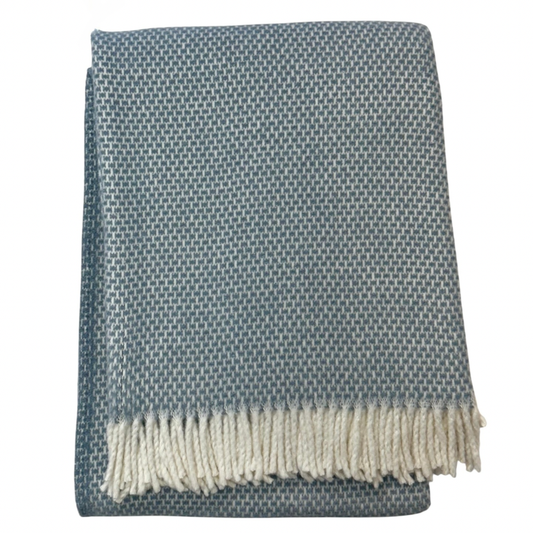 A Soft Idea - 321 - Grain of Rice Throw: Slate