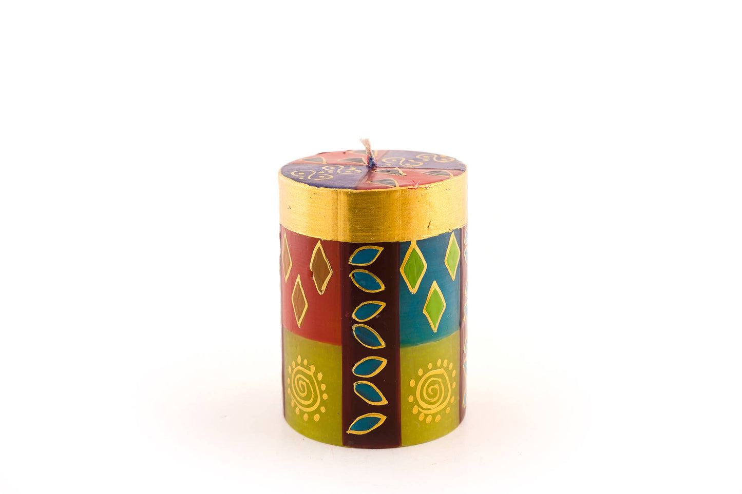 Thumbprint Artifacts - African Mineral Candle: Pillar 3” x 4” (50 hour burn time)