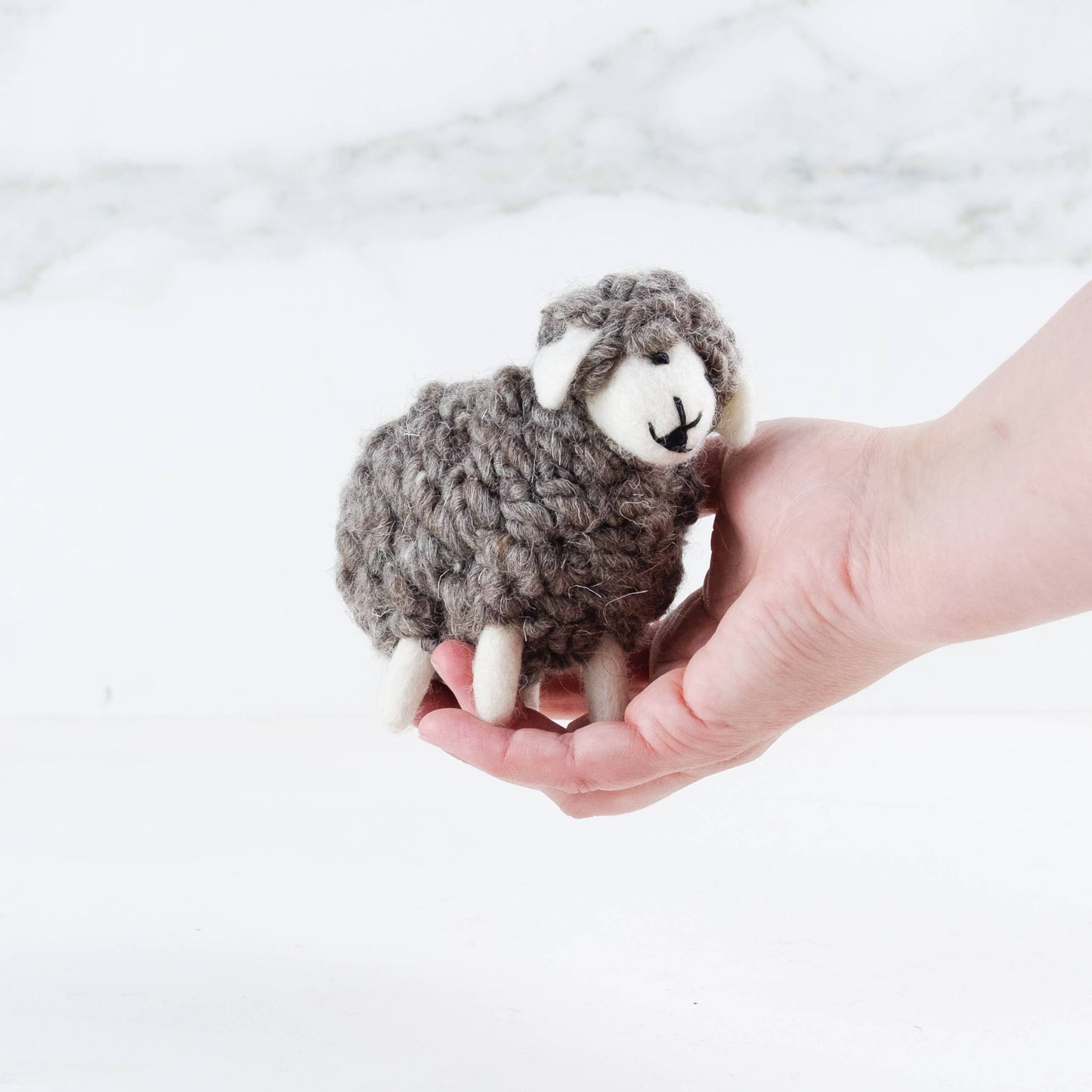 The Winding Road - Brown Wool Sheep: Large