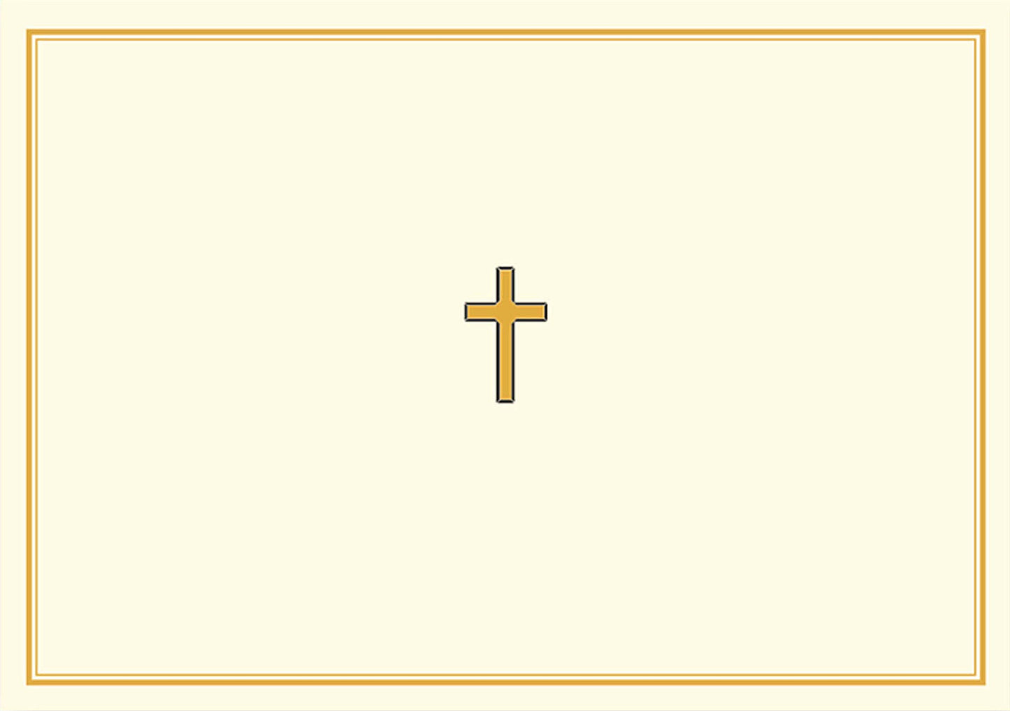 Peter Pauper Press - Gold Cross Note Cards