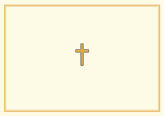Peter Pauper Press - Gold Cross Note Cards