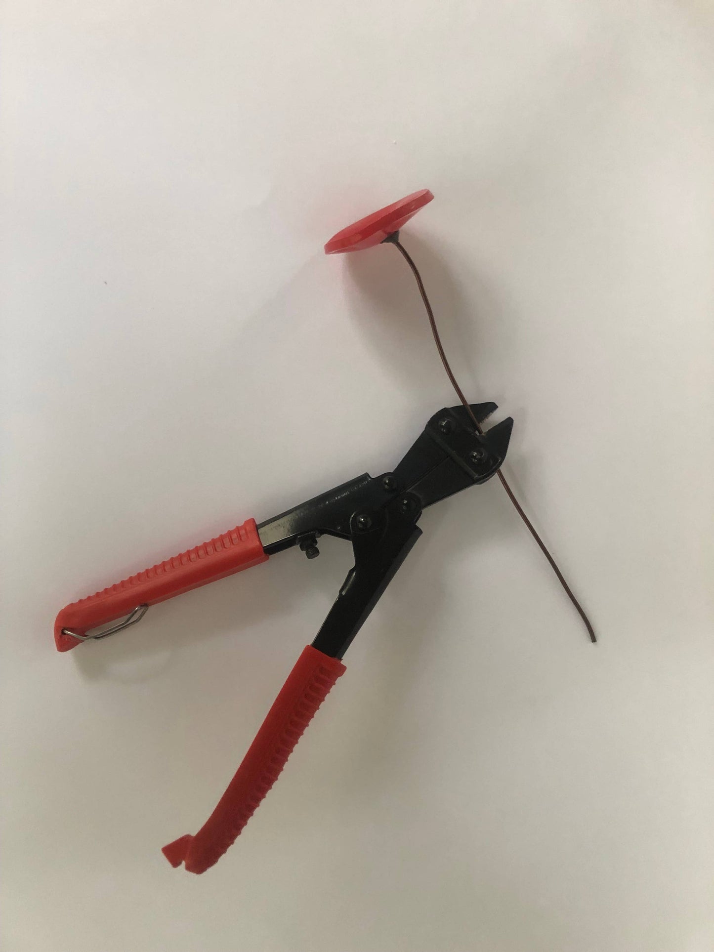 CARNEOL GLASS - Small Glass Flower For Outside In Red On Flexible Stem