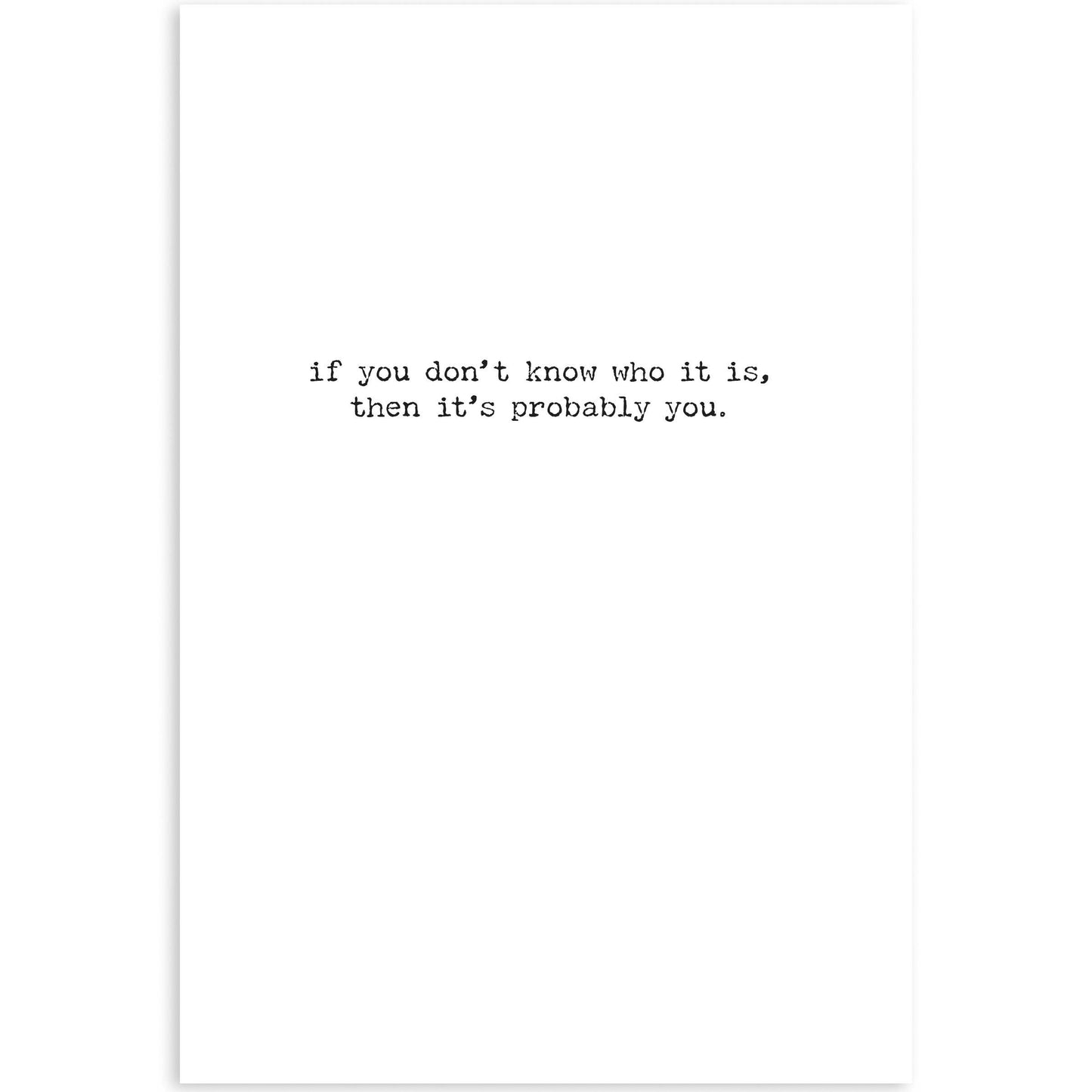 Primitives by Kathy - Weird Relative Greeting Card