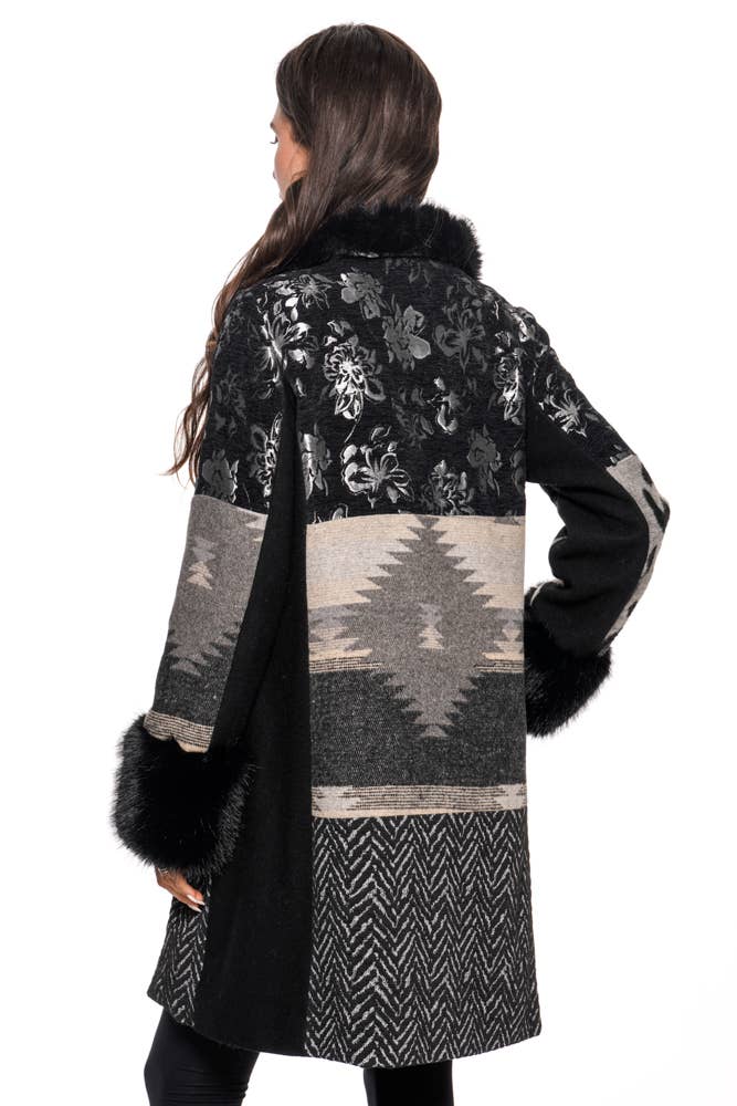 Adore - BS2544  Mix Media Jacket : M