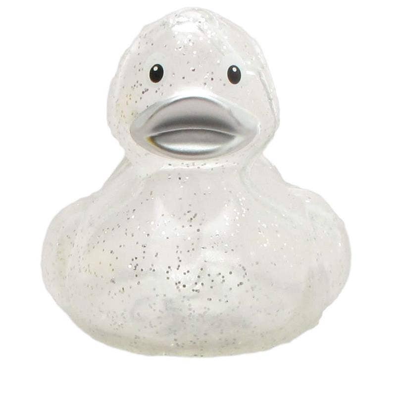 Duckshop - Glitter silver rubber duck - rubber duck