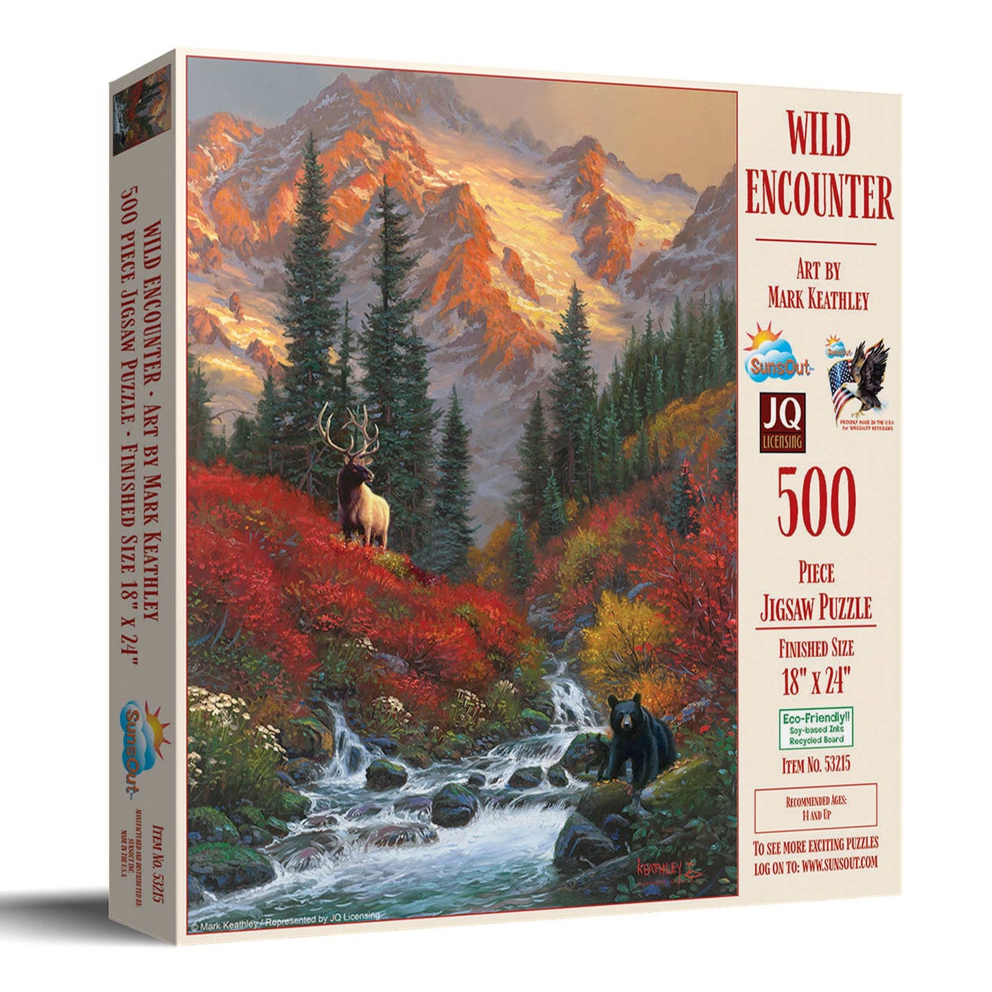 SunsOut - 1015 Wild Encounter 500 pc Puzzle