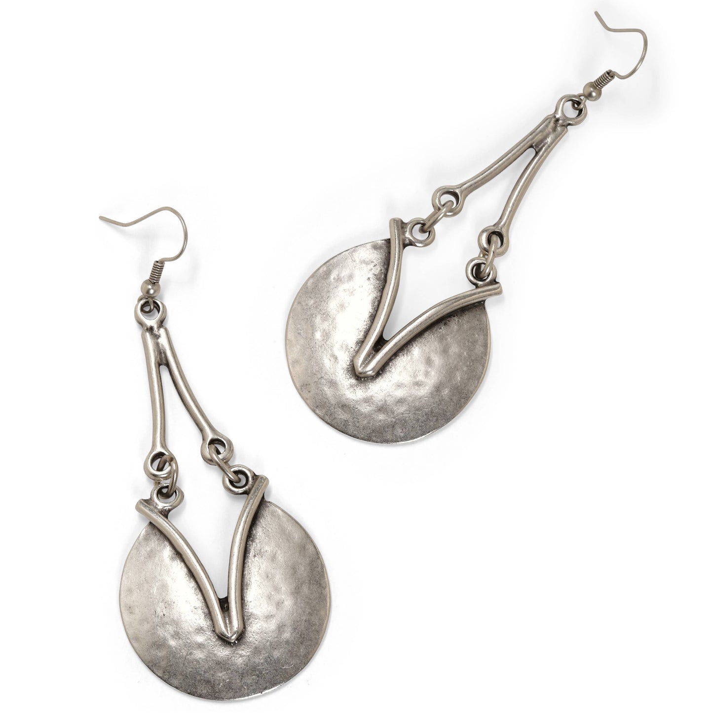 Chanour - Handmade Pewter Earrings - KU40