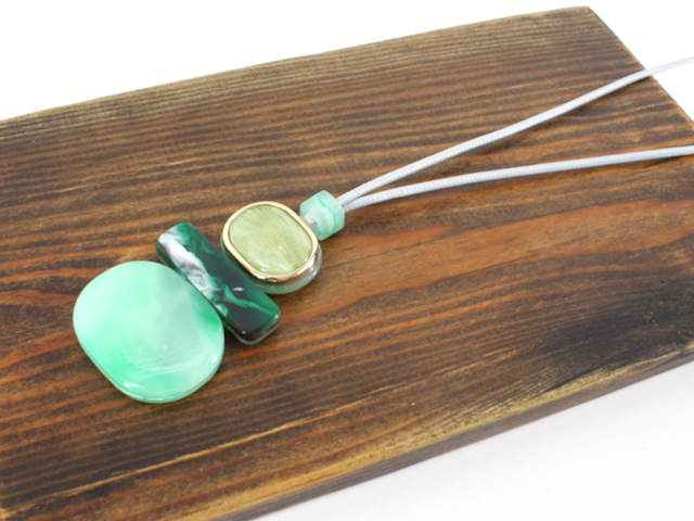 Pretty Persuasions - N23209 3-Tier Dangle Statement Necklace: 01 CRM