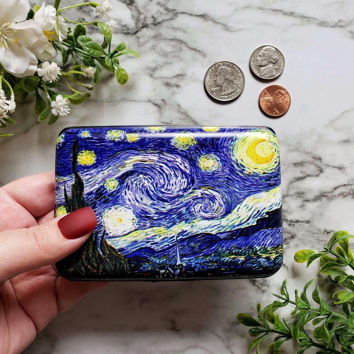Monarque - Van Gogh - The Starry Night Armored Wallet