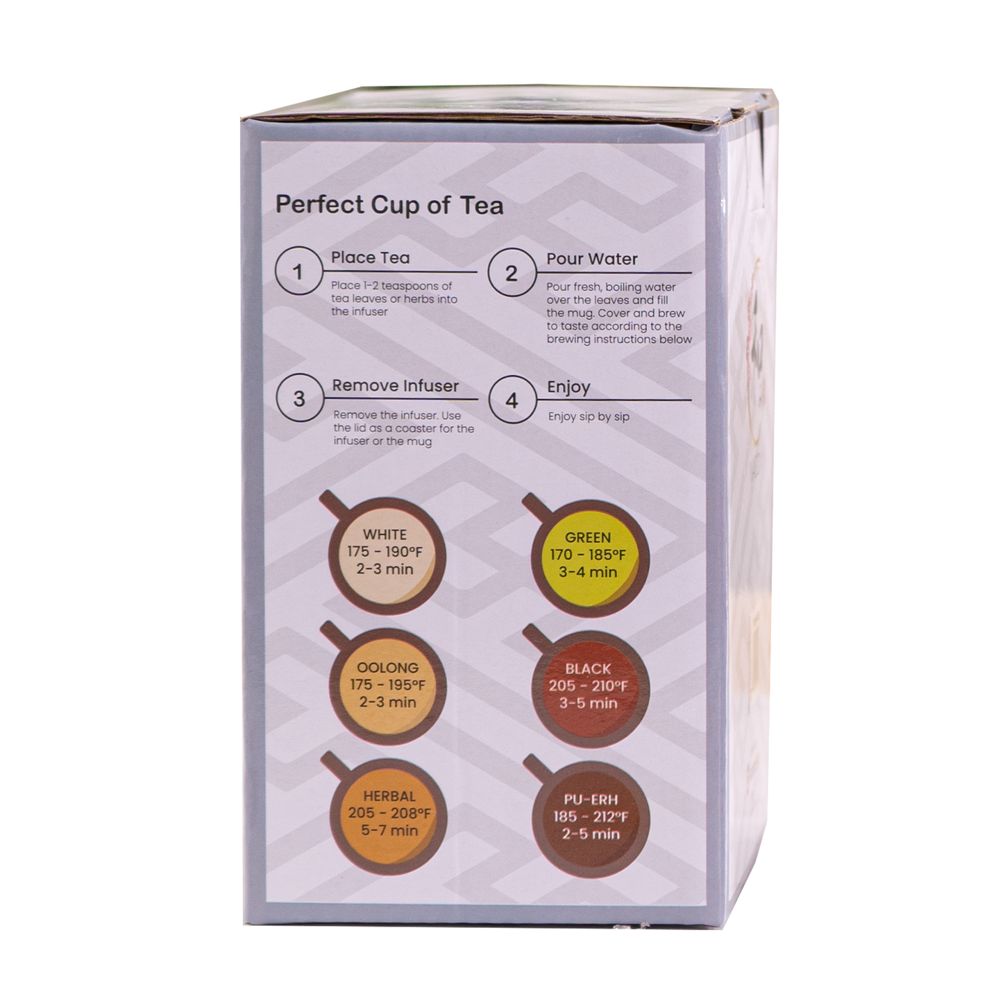Urban Tokyo - Bamboo Design 15oz Tea Mugs with Lid and Infuser